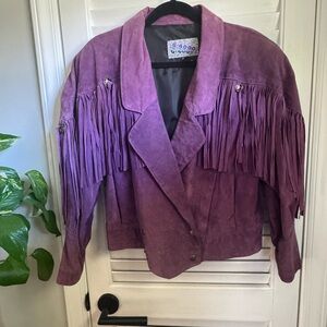 Purple  G-4000 Fringe Jacket